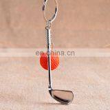 Custom Sport Key Holder Golf Keyring Metal 3d Mini Golf Ball Keychain for Golf Club Professional Game Gifts thumbnail-2