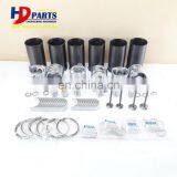 PC200-6 Excavator Diesel Engine 6D95 Piston Cylinder Liner Kit