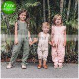 2019 Summer Baby Jumpsuits Summer Backless Rompers Wholesale Girls Clothes Girl Dress Frock Muslim Rompers thumbnail-2