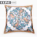 Factory Selling Patio Furniture Gold-rimmed Waterproof Printing Wholesale Outdoor Cushion Pillow thumbnail-2