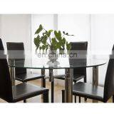 High Quality Tempered Glass Top Dining Table Glass Top thumbnail-1
