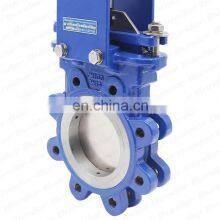Bundor 2 Inch Rising Stem Flange Lug Knife Gate Valve Price List 4 PZ41X-16C Knife Gate Valve thumbnail-4