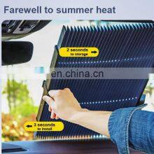 Universal Car Retractable Windshield Sun Shade Car Front Window Blinds Rear Visor For Toyota/Honda/BMW/Mazda thumbnail-3