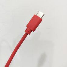 USB-C to USB A Cable Data Transfer Braied Red Color USB 3.1 to USB 2.0 A Cable for Phone Fast Charging thumbnail-3