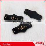 Enameled Metal Logo Black Lables for Pants thumbnail-1