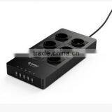 Electrical USB Multifunctional Plug Type and Non-Grounding Universal to Germany Europe Plug Adapter
