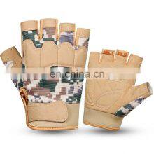 High Quality Custom Logo Ventilated Workout Fitness Weight Lifting Gym Gloves With Wrist thumbnail-2