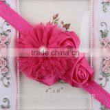 Fabric Large Flower Hair Accessory Pretty Fashion Accessories co Ltd Rose Flower Hairband MY-AB0063 thumbnail-5