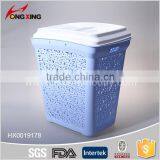 Creative Design Rectangular Washing Basket With Lid thumbnail-6