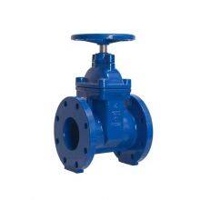 DIN PN10 PN16 Ductile Cast Iron GGG50 Hand Wheel Resilient Seated Water Seal Gate Valve thumbnail-1