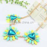 2015 New Colorful Flower Necklaces Jewelry Woman Gift thumbnail-2