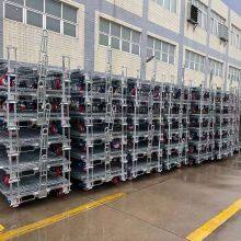 Heavy Duty Steel High Capacity Warehouse Mesh Box Wire Cage Metal Bin StorageContainer thumbnail-2