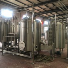 Direct-fire Heating Brewhouse Stainless Steel 7BBL Beer Brewhouse for Pub Beer Brewing Equipment