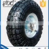 Cheap Wholesale Two Wheels Wagon Wheel Small Rubber Wheelbarrow Wheel 4.10 / 3.50-4 thumbnail-1