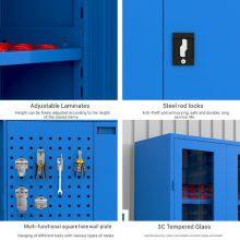 Reinforced Heavy-Duty Steel Cabinet for MRO Tools and Maintenance Supplies - Garage Organization thumbnail-5