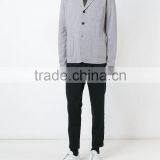 China Wholesales Casual Light Grey Mens Suit Blazer thumbnail-3