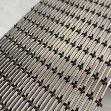 Decorative Woven Metal Wire Mesh for Cabinet Doors, Furniture Factory Industrial Decoration thumbnail-1