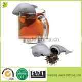 100% FDA Approved Hight Quality Silicone Shark Tea Strainer thumbnail-1