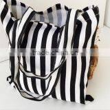 Promotional 2015 New Style Fashion Canvas Reusable Shopping Bag thumbnail-1