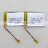 Li-polymer 603450 Battery 3.7V 1200mAh