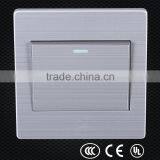 New Style 86 Type Stainless Steel One Gang One Way Switch, Switch Plates , Wall Plates thumbnail-1