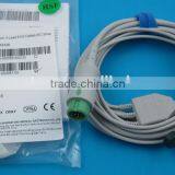 Used Original 3 Lead ECG Cable and Wires, Mindray 040-000967-00 ECG Cable thumbnail-1