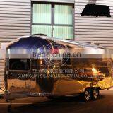 SLUNG SL-6S Mobile Food Trucks Catering Trailer Stainless Steel Food Truck Mechanical Brake Configuration thumbnail-1