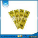 Custom Glossy Coated Paper Adhesive Warning Label thumbnail-6