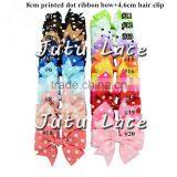Wholesale Baby Girls Boutique Grosgrain Ribbon Colorful Hair Bow Clips - Children Hair Clips With Bowknot - 40colors for Choose Quality Choice thumbnail-3