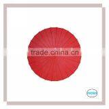 Red Round Wedding Decorative Umbrella thumbnail-1