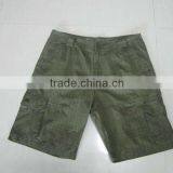 2012 Mens Fashion Cotton Plaid Cargo Shorts