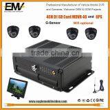 GPS G-Sensor 4G best quality hdd mdvr mobile gps mdvr Remote View 128GB Storage, school bus cctv system