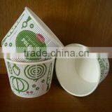Ripple Corrugated pe Coated Double Wall Insulated Promotional Hot Soup Paper Bowl in China Supplier thumbnail-1