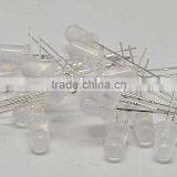 Green LED 5MM Round With Domed Top Light Emitting Diode ( Lens Color Diffused White ) thumbnail-1