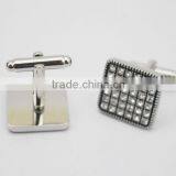 Men's Jewelry Square With Crystal Cufflinks Groom Cufflinks With Crystals thumbnail-4