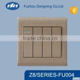 Cheap 4 Gang Wall Electric Switch FU004