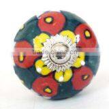 Ceramic Knobs/Cabinet Knobs/Drawer Knobs/Hand Painted Knobs thumbnail-1