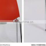 New Model Colorful K/D Plastic Leisure Chairs With Metal Frame 1028b thumbnail-3