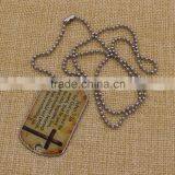 Custom Printing Aluminum Military Dog Tag With Chain thumbnail-2