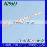 Transparent teflon coated wire single core solid copper electric wire