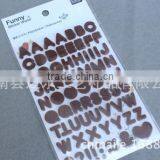 Hot Sale Alphabet Letters Home Wall Felt Sticker/Eco-friendly Non-toxic Alphabet Letters Felt Sticker thumbnail-2