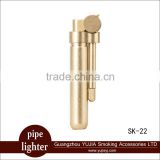 Guangzhou YuJia single flame copper pipe or cigarette lighter wholesale