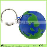 globle earth shape 3d key chains/small globle shape plastic 3d key rings/custom high quality key chain Shenzhen Manufacturer