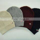 Simple Classical Design 100% Acrylic Unisex Knitted Beanie & Glove & Scarf Set