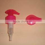 Transprent Red Lotion Pump(on-off) thumbnail-1