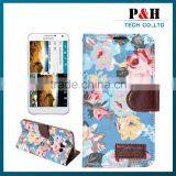 High Quality Pretty Printed Wallet Leather Stand Case for Samsung Galaxy E7 thumbnail-4