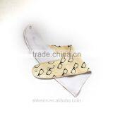 Cotton Fabric Triangle Pretty Baby Bibs With Snaps thumbnail-6