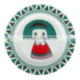 2013 Eco-friendly White Ceramic Painting Dishes and Plates
