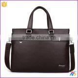 Fashion Brown Tote Bag Cow Leather Handbags Bag Men thumbnail-1