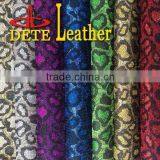 hot sale glitter mesh net fabric Leopard leather 2015 for shoes